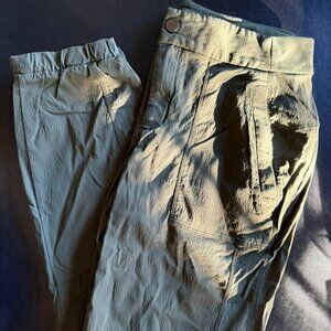 Athleta Mid-Rise Army Green Pants